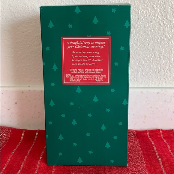 ‘95 Hallmark Happy Holidays Barbie Stocking Hanger - Picture 15 of 16